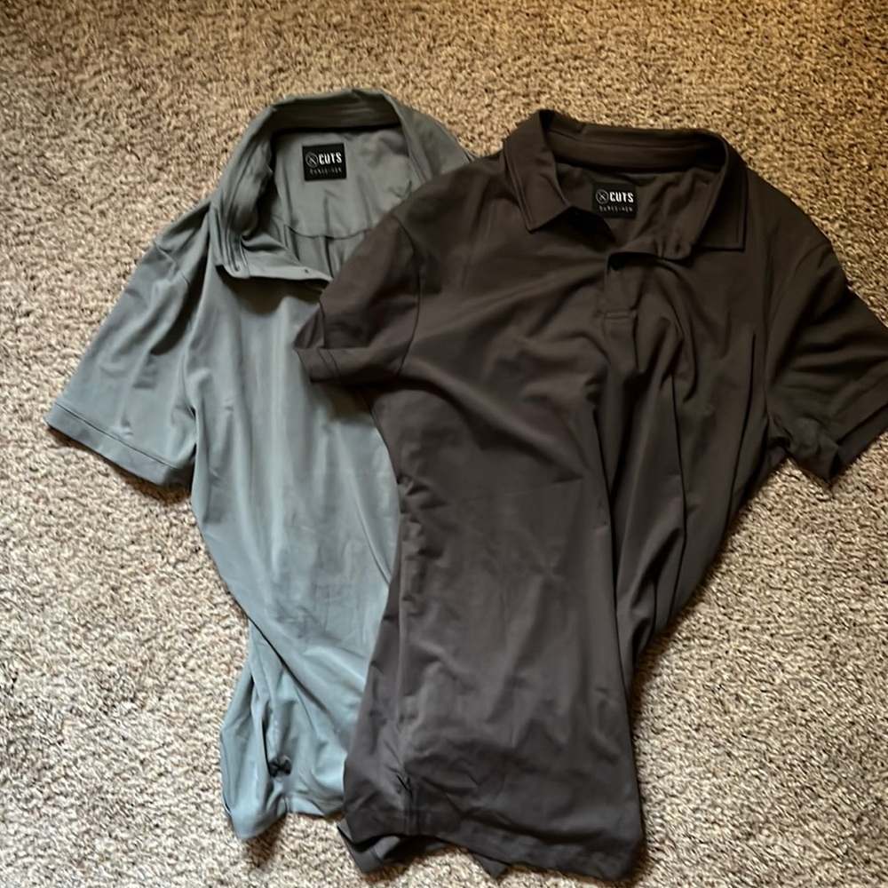 Size M Cuts curve-hem polos